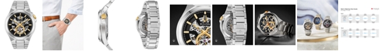 Bulova Men's Automatic Maquina Stainless Steel Bracelet Watch 46mm